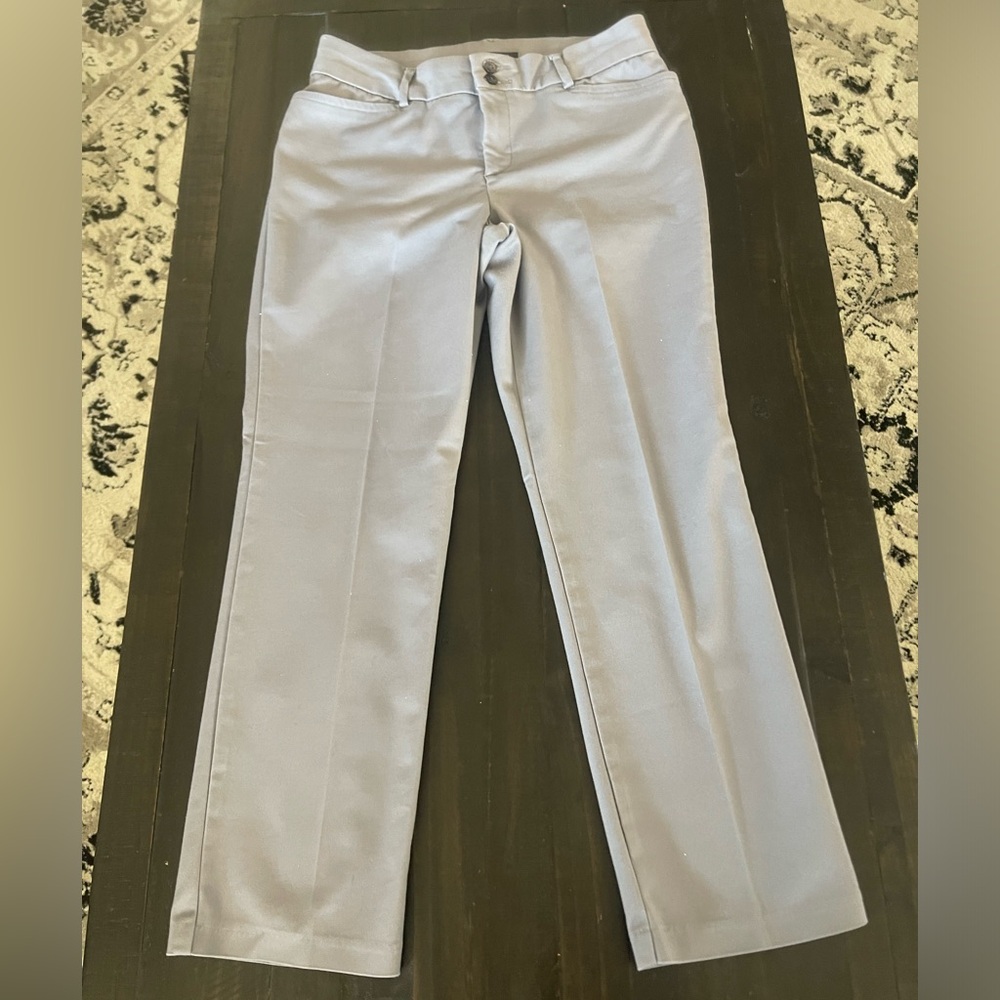 Womens Lee straight leg pants gray